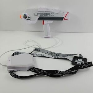 Laser X Two Player Revolution Double Blasters Battery Operated Laser Tag Gaming